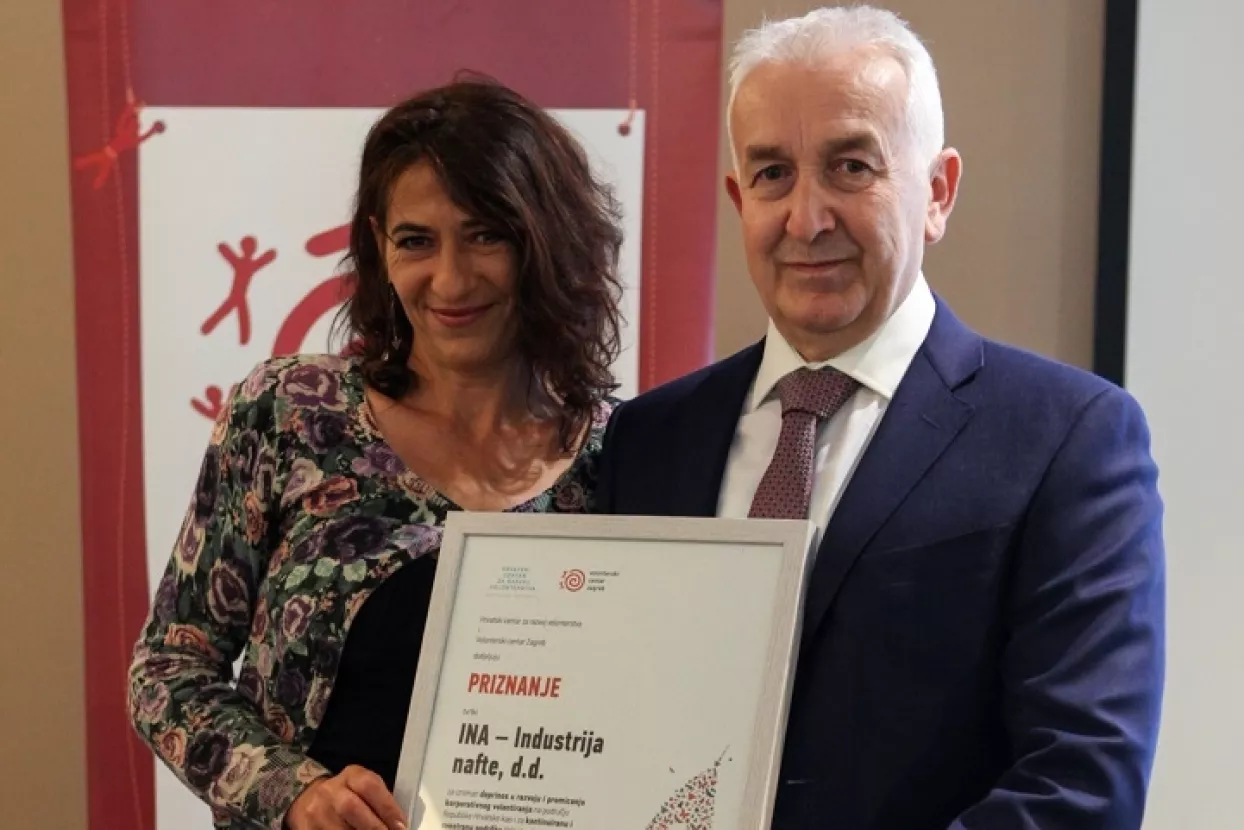 Ina dobila priznanje za doprinos razvoju korporativnog volontiranja u Hrvatskoj