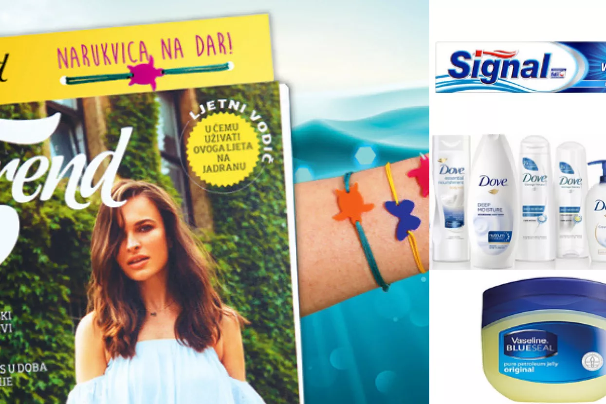 Ljetni Lider trend daruje tri poklon-paketa popularnih brendova Dove, Vaseline i Signal