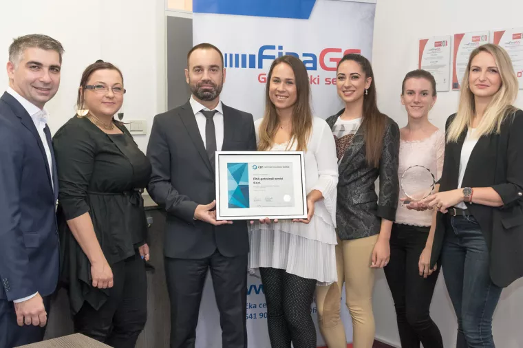 FINA gotovinski servisi ponovno nagrađeni certifikatom Poslodavac Partner