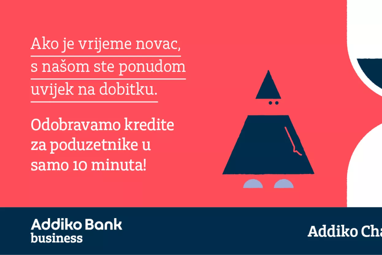 Addiko Challenge &ndash; jedinstvena prilika za sve poduzetnike koji žele kredit u 10 minuta