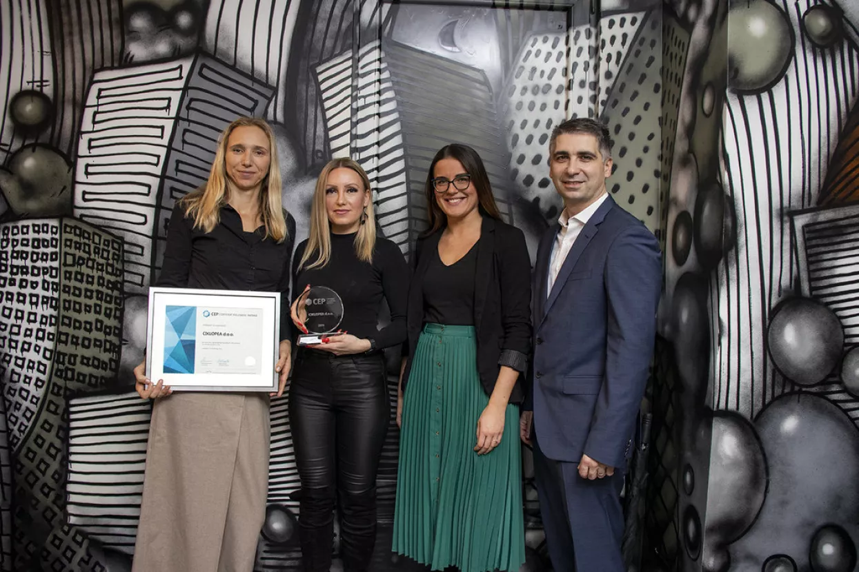 Certifikat Poslodavac Partner &scaron;estu godinu zaredom dodijeljen lokalizacijskoj tvrtki Ciklopea