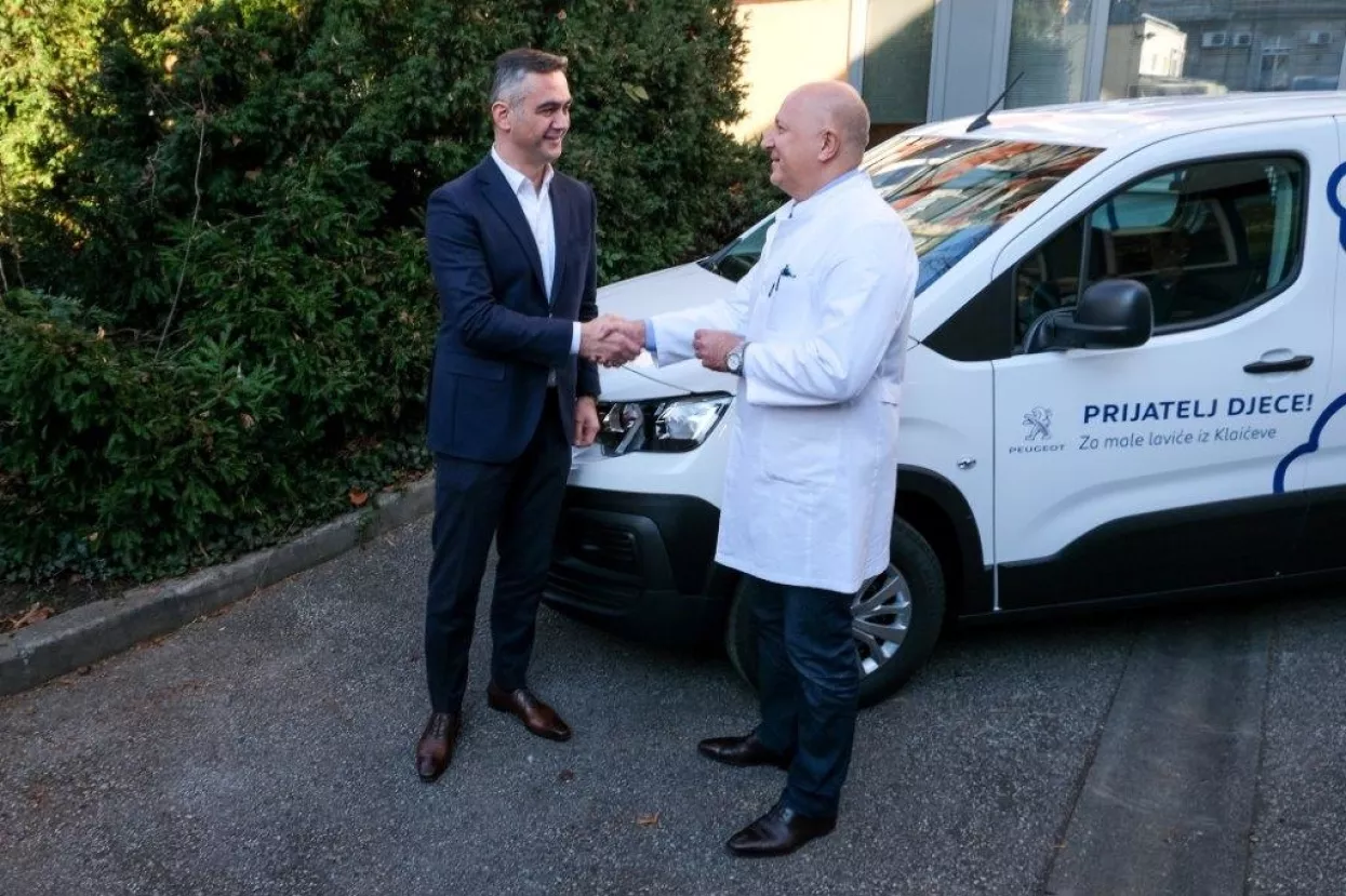 Peugeot Rifter za Kliniku za dječje bolesti Zagreb