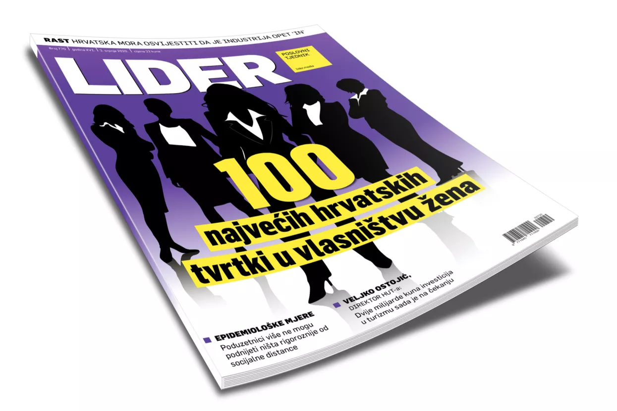 Novi broj Lidera: Lista 100 najvećih tvrtki u ženskom vlasni&scaron;tvu, strategija rasta industrije u RH, &scaron;to ti&scaron;ti poduzetnike...
