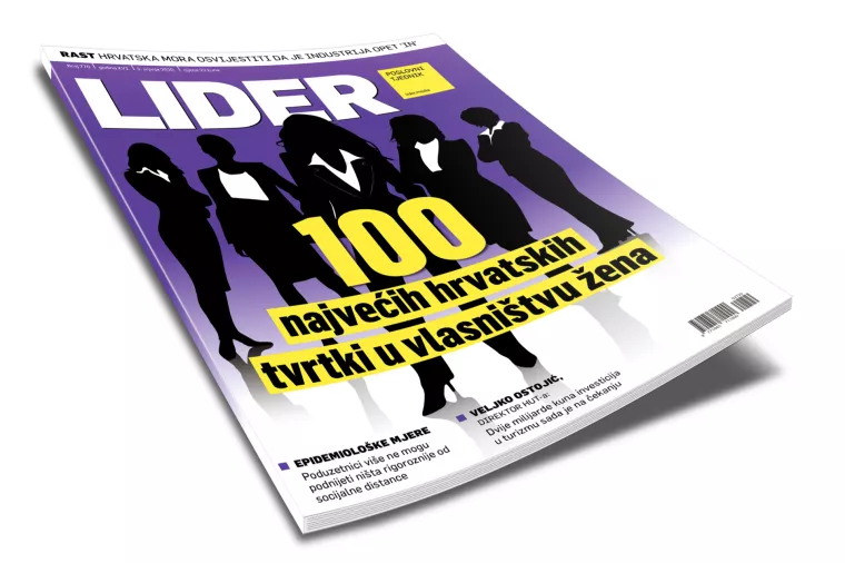 Novi broj Lidera: Lista 100 najvećih tvrtki u ženskom vlasni&scaron;tvu, strategija rasta industrije u RH, &scaron;to ti&scaron;ti poduzetnike...