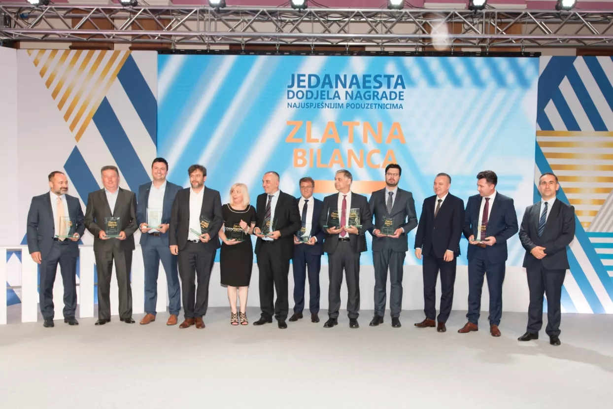 Najuspje&scaron;nijim poduzetnicima u 2019. godini dodijeljene nagrade Zlatna bilanca