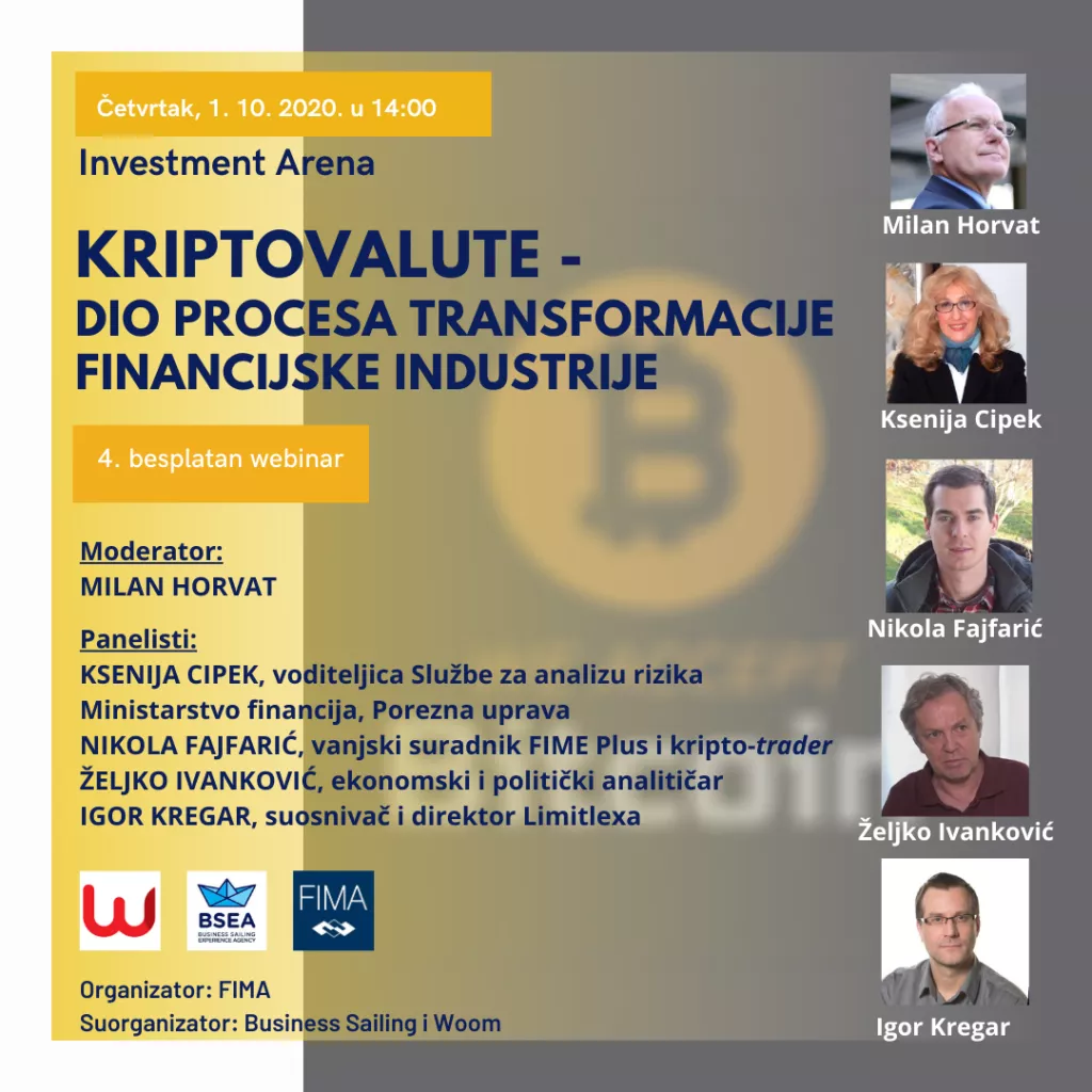 Kriptovalute &ndash; dio procesa transformacije financijske industrije