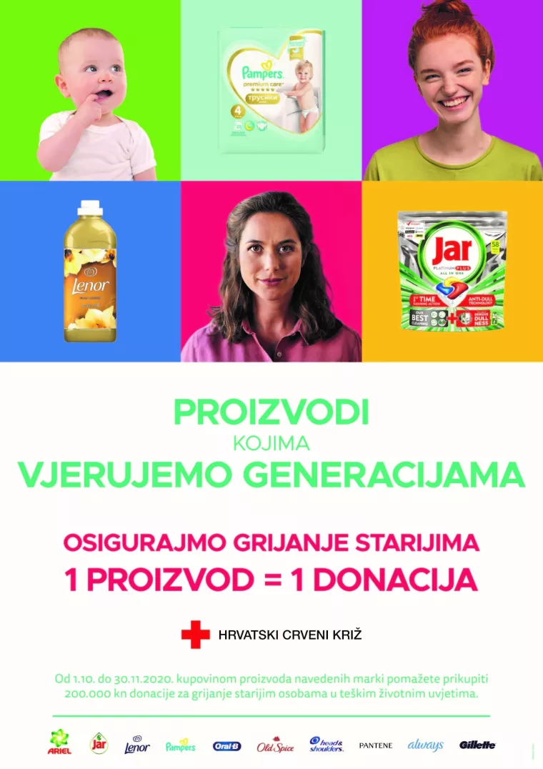 P&amp;G donira 200.000 kuna za pomoć potrebitim starijim osobama