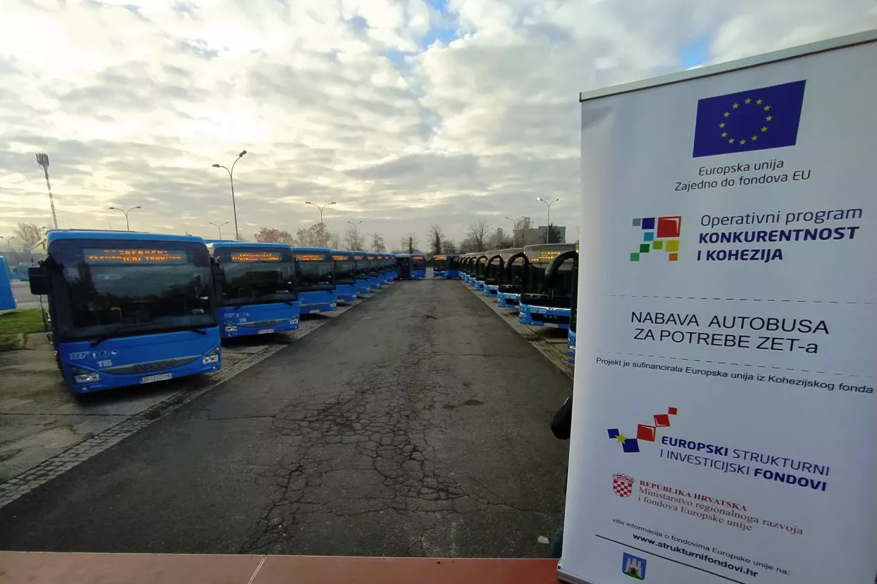 Uspje&scaron;no proveden EU projekt 'Nabava 29 autobusa za ZET d.o.o.'