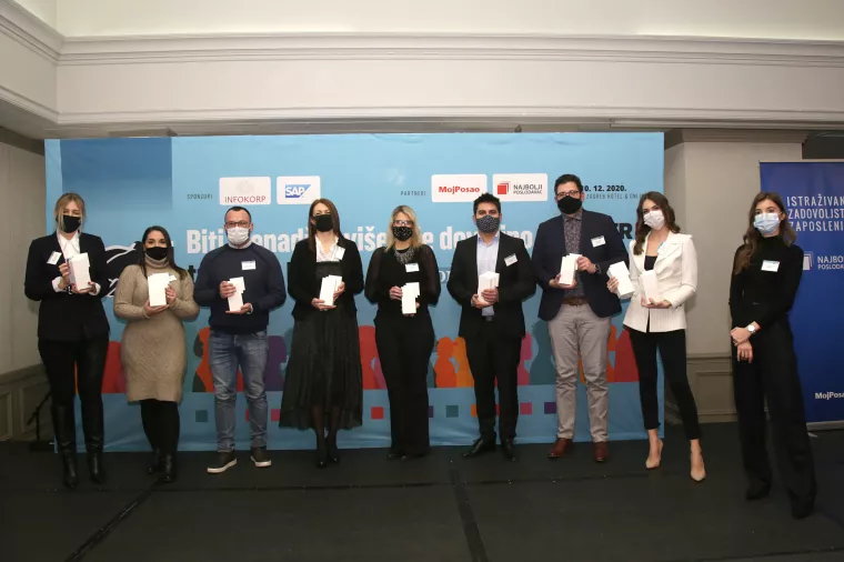 Kod njih je zadovoljstvo raditi! Najbolji poslodavci u 2020. godini su Infinum, Q agency i Cobe