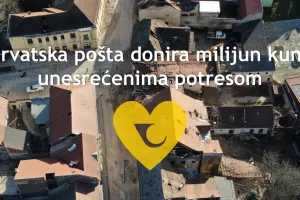 Hrvatska po&scaron;ta donira milijun kuna za potresom pogođena područja