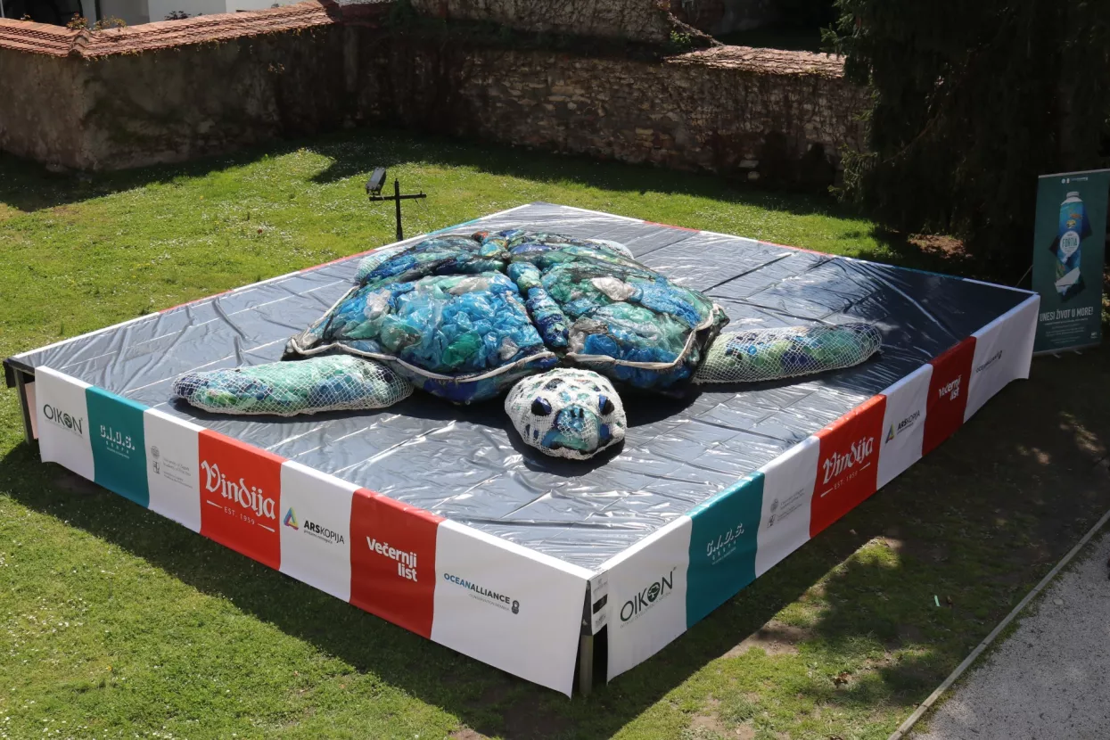 Sudjelovanjem u projektu 'Plastic Sea Turtle', Vindija je omogućila vađenje dvije tone otpada iz Jadranskog mora