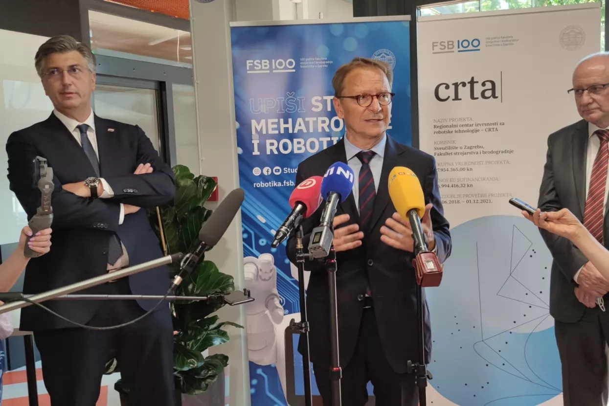 Na zagrebačkom FSB-u otvoren Regionalni centar izvrsnosti za robotske tehnologije (CRTA)