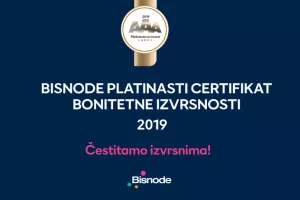 Dodijeljeni Bisnode platinasti certifikati bonitetne izvrsnosti za najbolje tvrtke domaće ekonomije