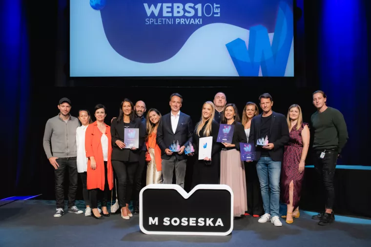 Mercator nagrađen s nekoliko WEBSI nagrada za najbolje digitalne projekte u Sloveniji