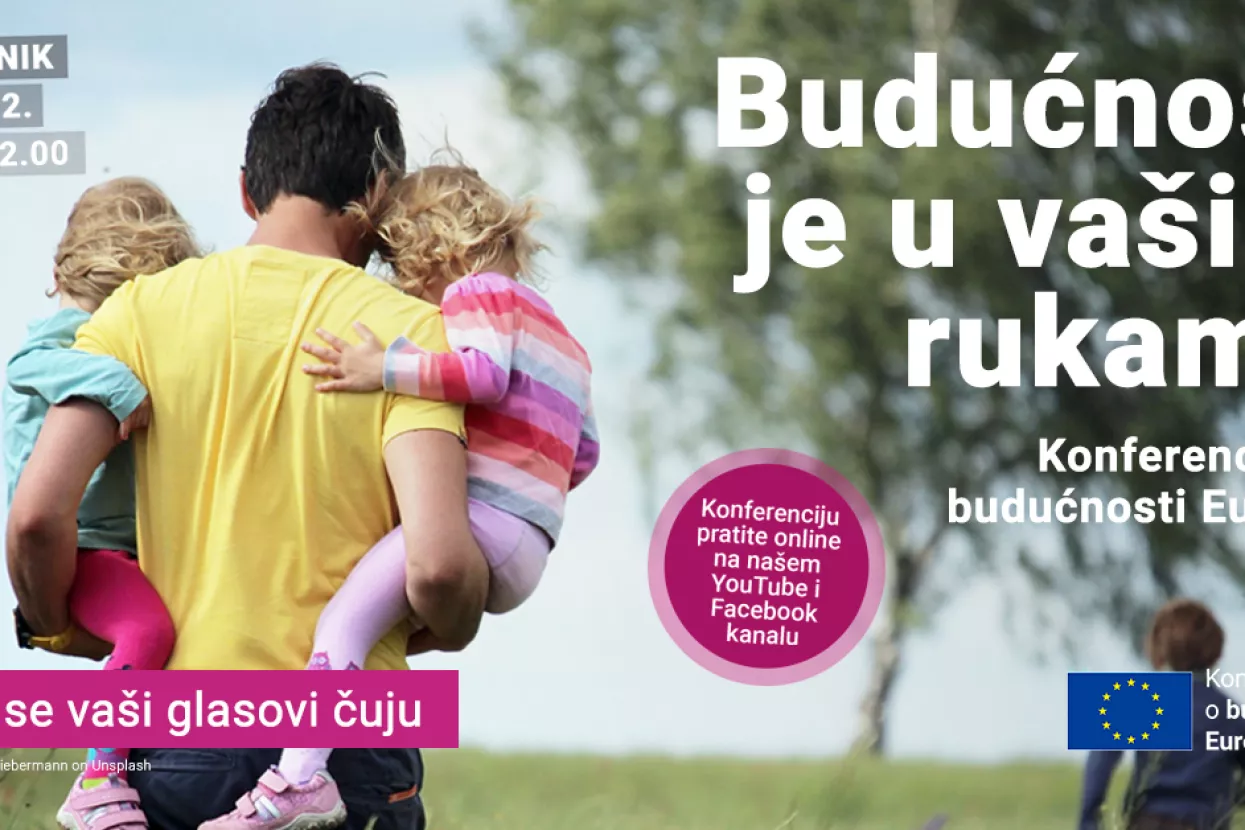 Zavr&scaron;na Konferencija o budućnosti Europe koju organizira Predstavni&scaron;tvo Europske komisije u Hrvatskoj održat će se 5. travnja u Dubrovniku