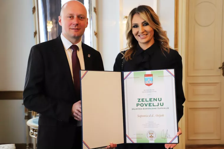 Saponiji dodijeljena 'Zelena povelja Osječko-baranjske županije