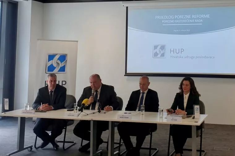 HUP predstavio prijedlog reforme kojoj je cilj porezno rasterećenja rada