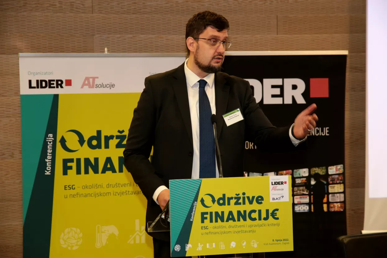 Konferencija Održive financije: Nefinancijsko izvje&scaron;tavanje preimenovat će se u informacije o održivosti