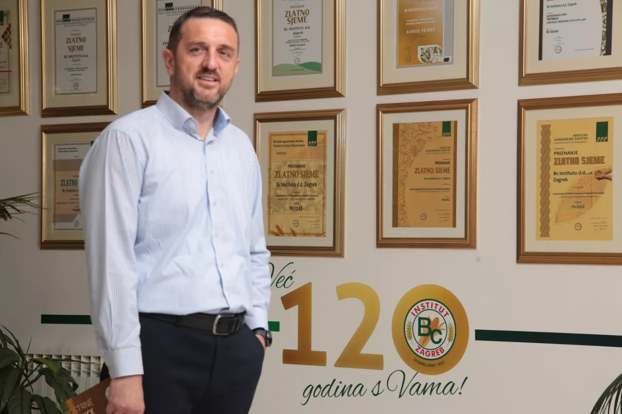 Ivica Ikić, predsjednik Uprave Bc Instituta: Izvozimo sjeme kukuruza na vi&scaron;e od dvadeset svjetskih trži&scaron;ta
