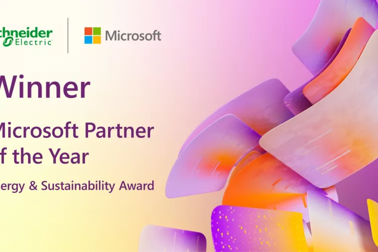 Schneider Electric progla&scaron;en Microsoftovim partnerom godine za energiju i održivost