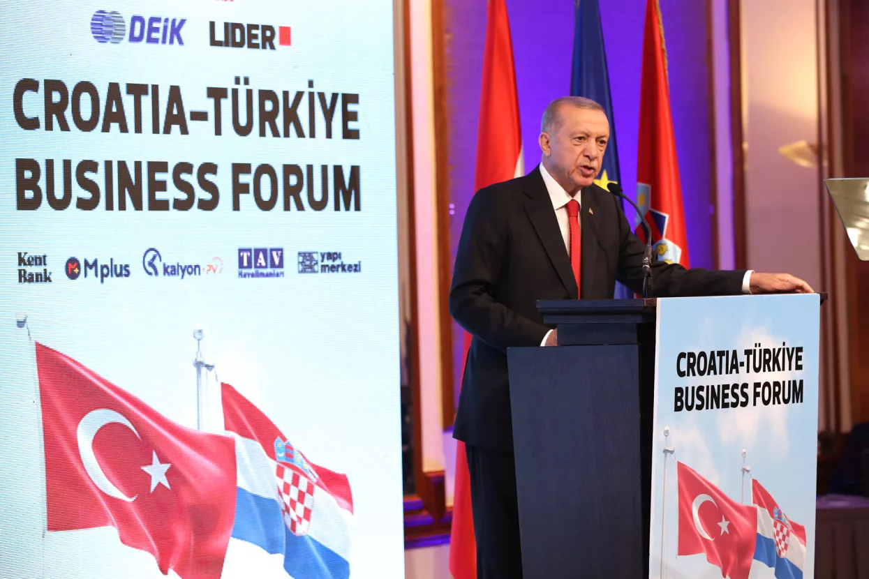 Erdogan: Ne vidim razloge za&scaron;to trgovinska razmjena između Turske i Hrvatske ne bi do&scaron;la do pet milijardi dolara