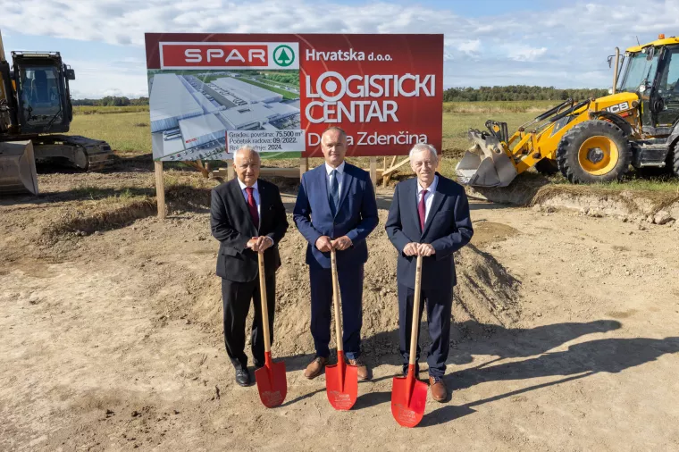Spar Hrvatska započeo izgradnju logističkog centra vrijednog 100 milijuna eura