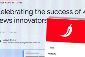 Index među najinovativnijim medijima u RH: Google ih podržao s preko milijun kuna