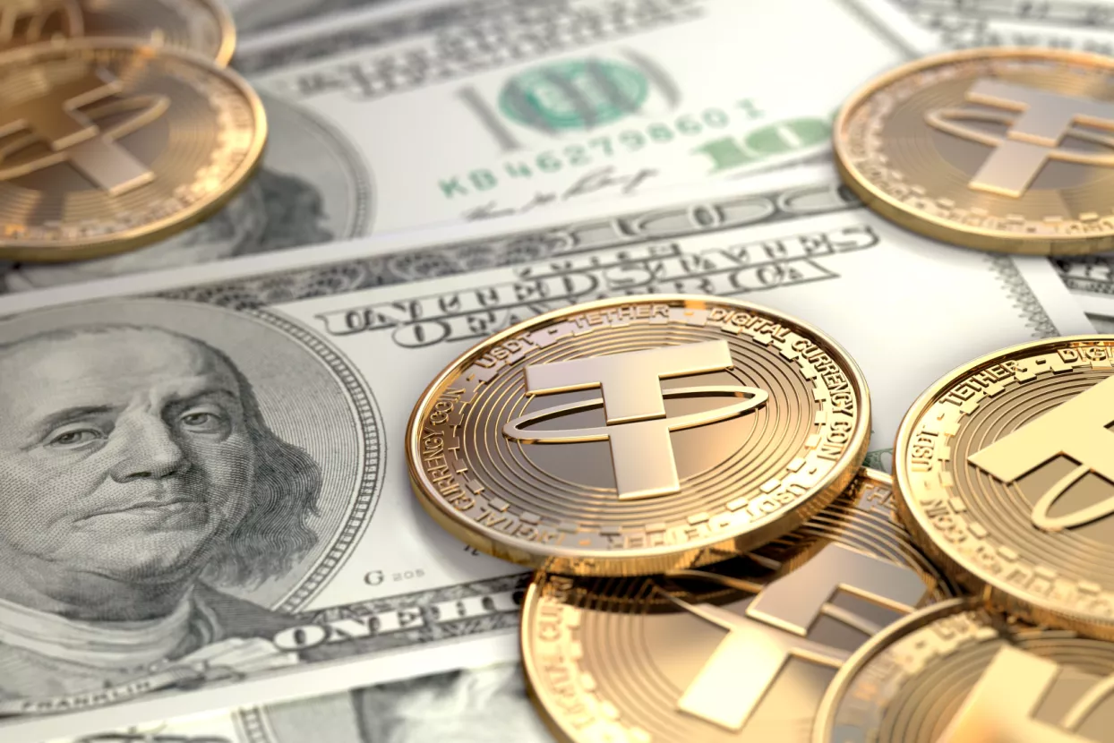Tether coins 