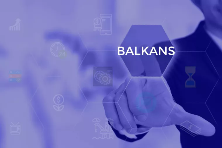 select BALKANS - technology and business concept