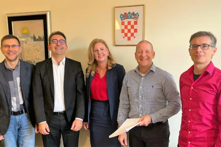 Boris Medvid, Tomislav Lazarić, Katarina &Scaron;iber Makar, Tomi &Scaron;efman i Goran Gudac