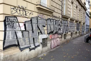 Zagreb, grafiti po centru grada