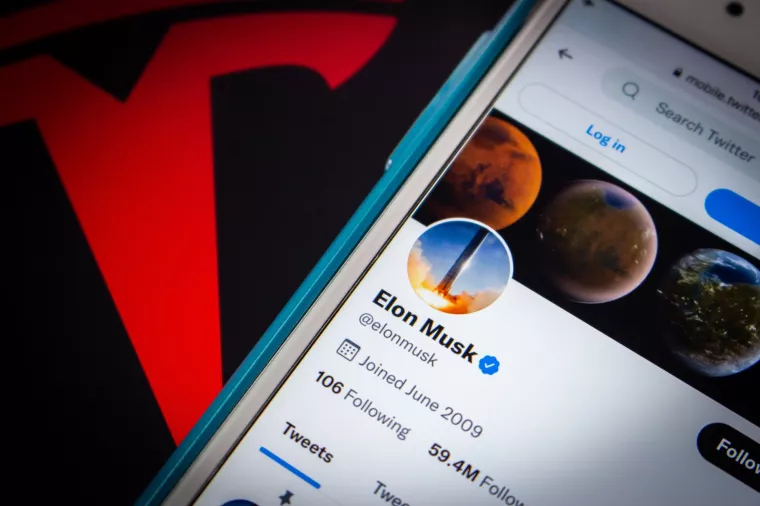 Elon Musk twitter account 
