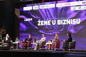 ŽENE U BIZNISU 2021. Panel 1. Wanja Figenwald, Anamarija Vuić, Monika Mikac, Anita Lacmanović i Diana Kobas De&scaron;ković
