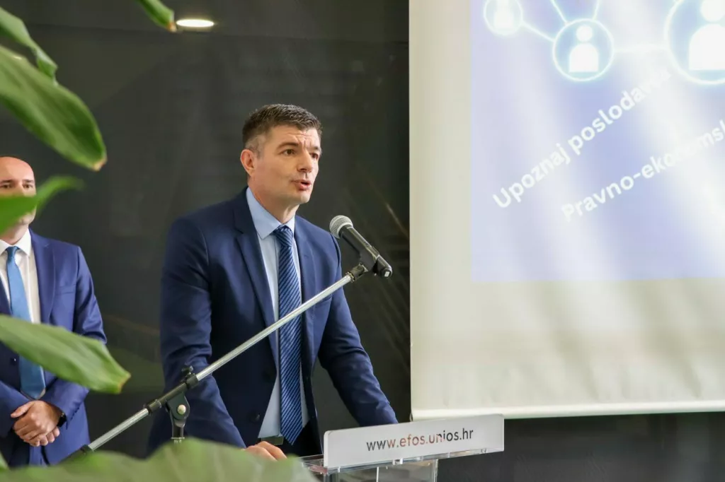 Boris Crnković, dekan Ekonomskog fakulteta u Osijeku<br>EFOS, VI Susret znanosti i gospodarstva