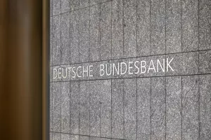 Hamburg, Germany - March 31, 2021Entrance of the Hamburg branch of the Deutsche Bundesbank (Central Bank of the Federal Republic of Germany).