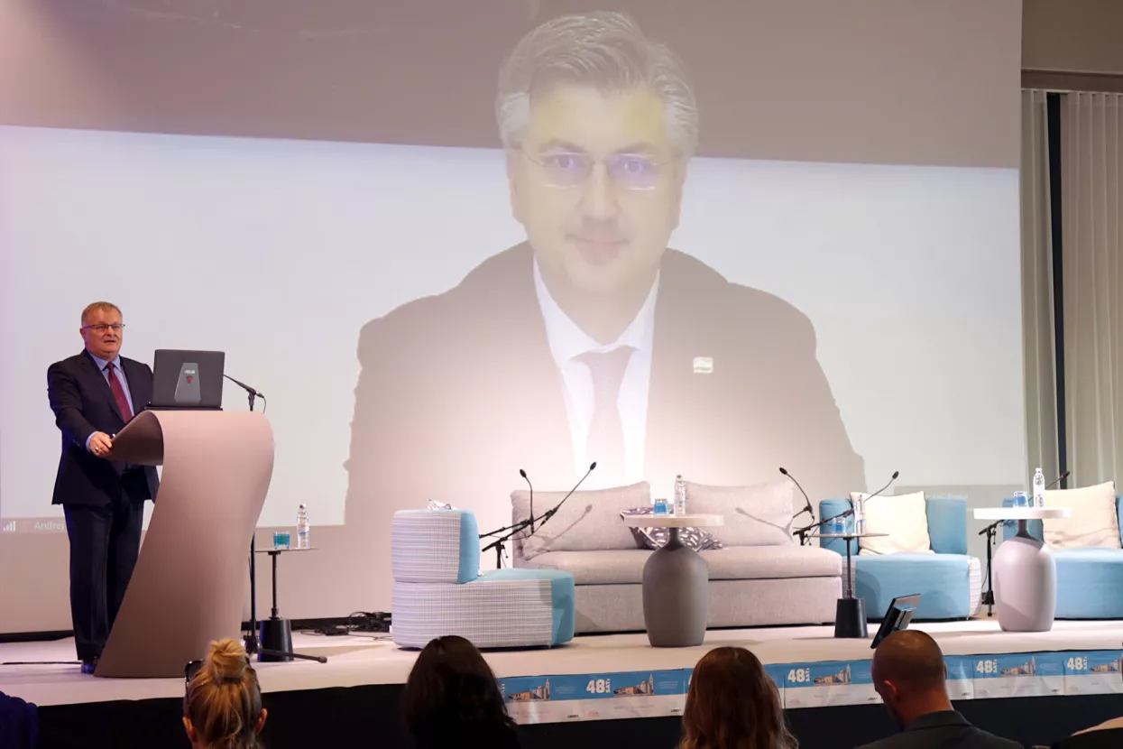 14. susret gradonačelnika i poduzetnika. Željko Turk i Andrej Plenković