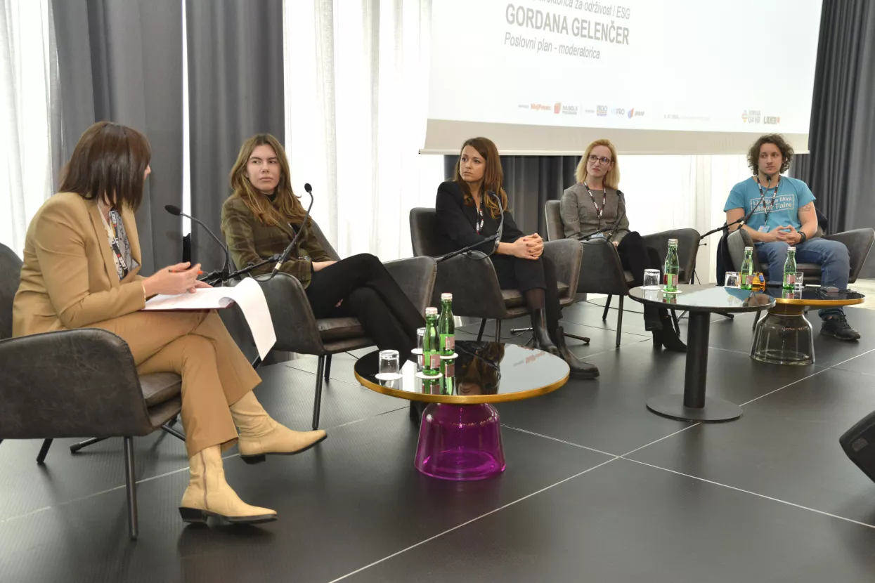HR konferencija 2022, Gordana Gelenčer, Vali Marszalek, Dubravka &Scaron;tefanec Vinovr&scaron;ki, Sara Petrinjak, Albert Gaj&scaron;ak