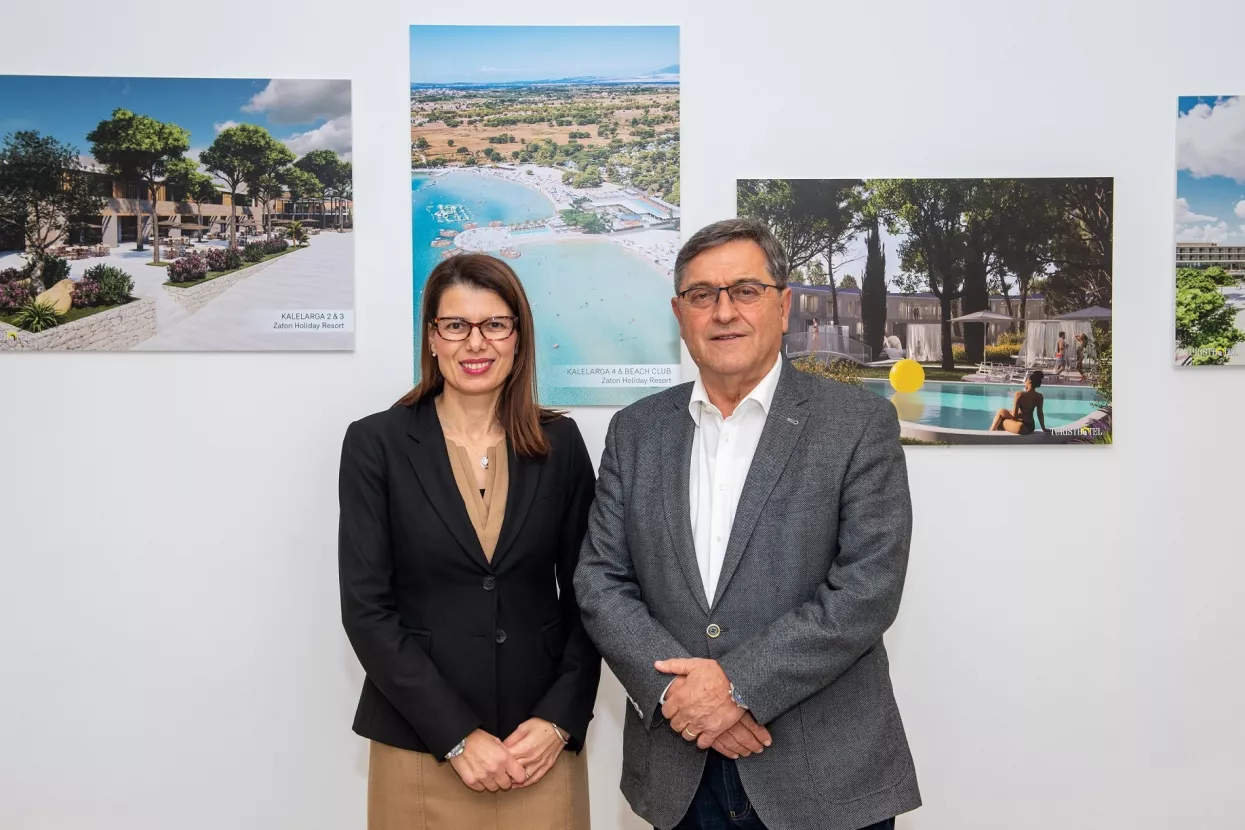 Predsjednica Uprave Turisthotela Meri Mate&scaron;ić Sičić i predsjednik Nadzornog odbora Frane Skoblar