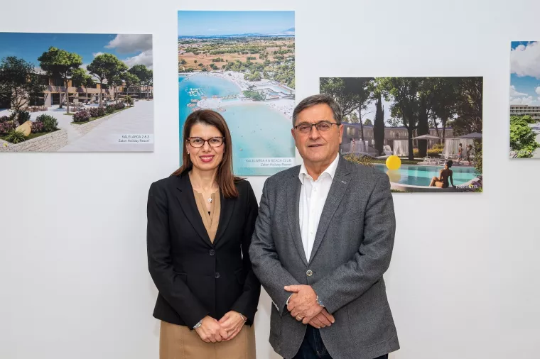Predsjednica Uprave Turisthotela Meri Mate&scaron;ić Sičić i predsjednik Nadzornog odbora Frane Skoblar