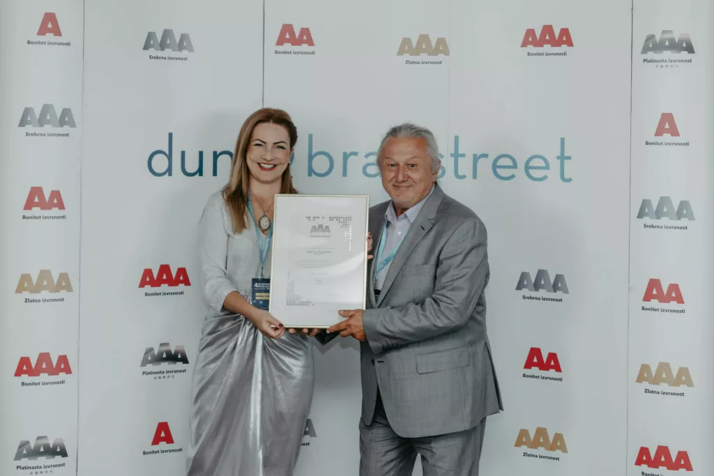 Dario Marenić (ELDA) sa Certifikatom bonitetne izvrsnosti