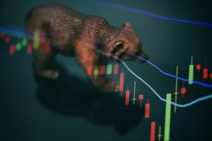 burze, pad, bear market