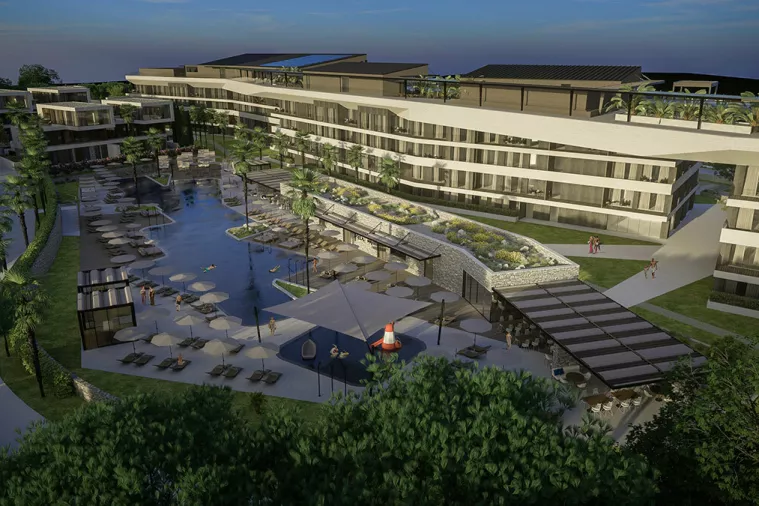Petram Resort & Residences u Savudriji, vrijedan preko 100 milijuna eura prvi je resort za stanovanje i odmor u regiji, u kojem će povremeno živjeti preko tisuću osoba