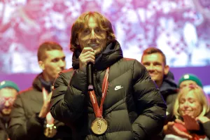 Doček hrvatskih nogometa&scaron;a sa svjetskog prvenstva u Kataru. Luka Modrić