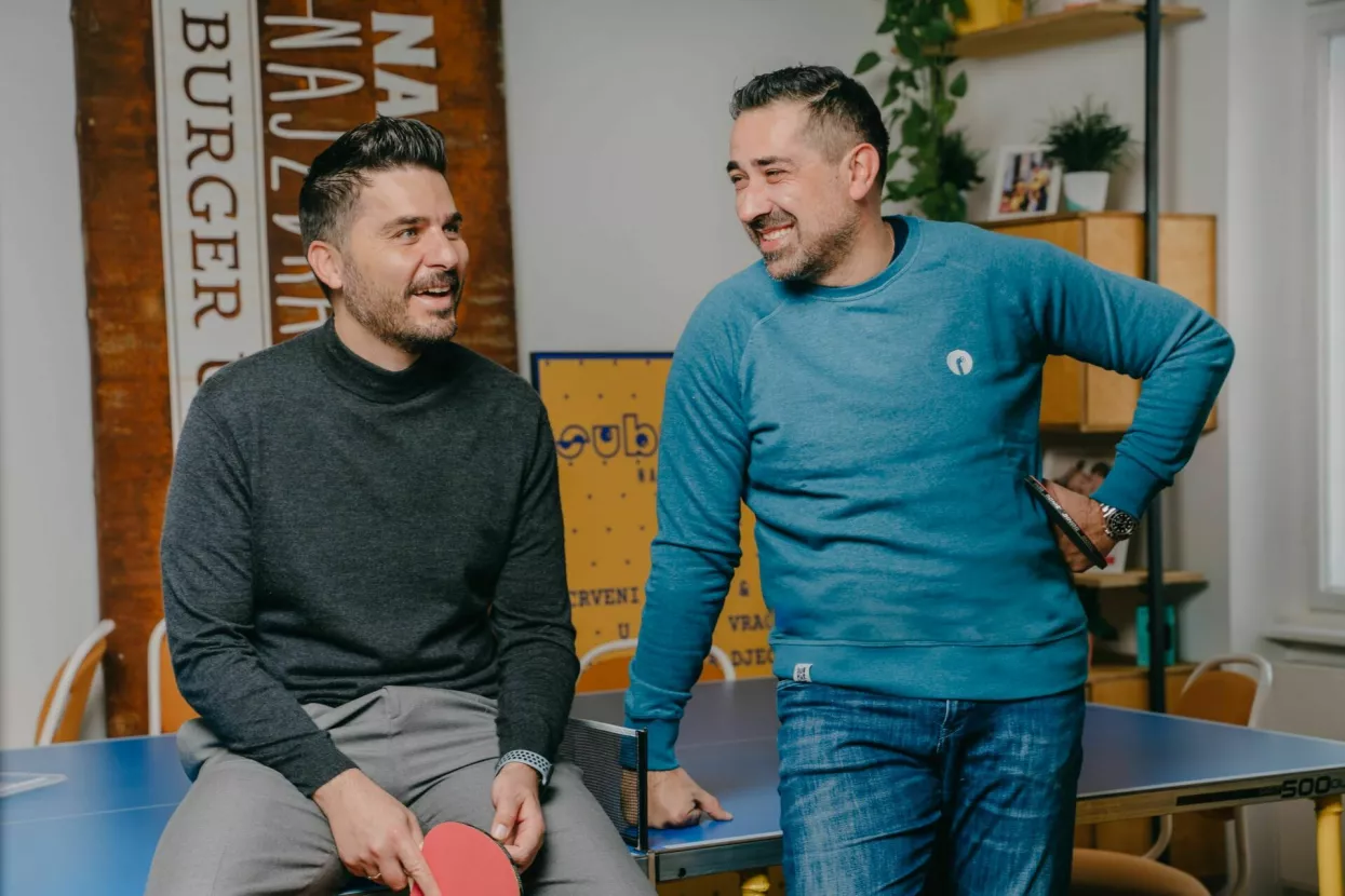 Alex Lazinica i Dragoljub Božović