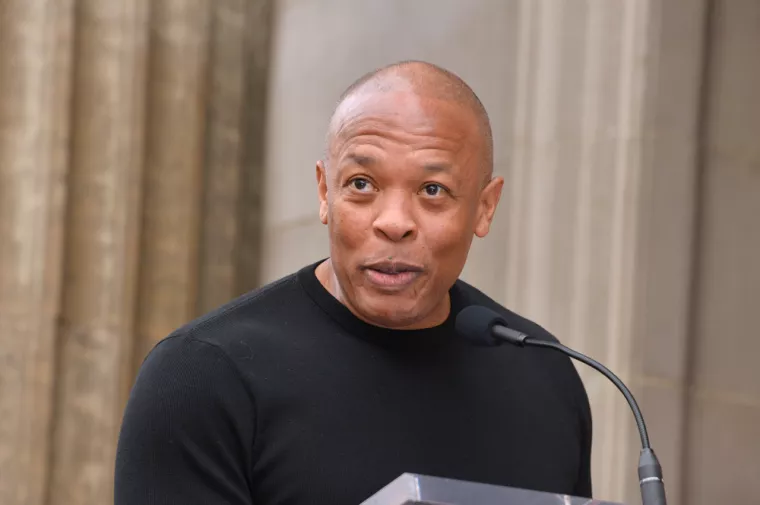 LOS ANGELES, CA. November 19, 2018 Dr Dre at the Hollywood Walk of Fame Star Ceremony honoring Snoop Dogg..PicturesPaul Smith/Featureflash