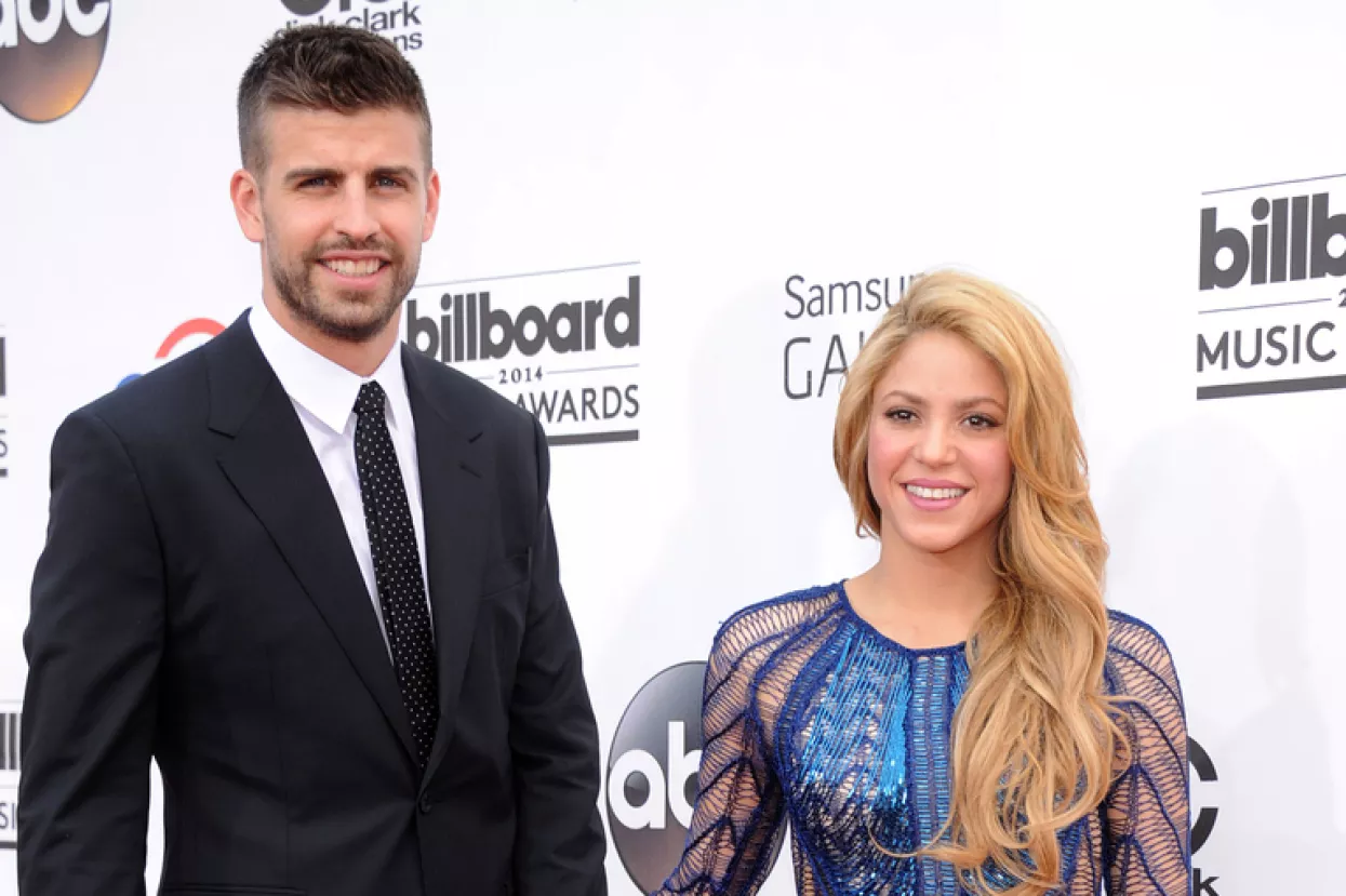 LAS VEGAS - MAY 18 Shakira & Gerard Pique arrives to the Billboard Music Awards 2014 on May 18, 2014 in Las Vegas, NY
