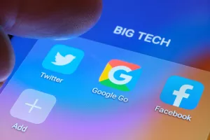 Google, Facebook, Twitter aplikacije, big tech