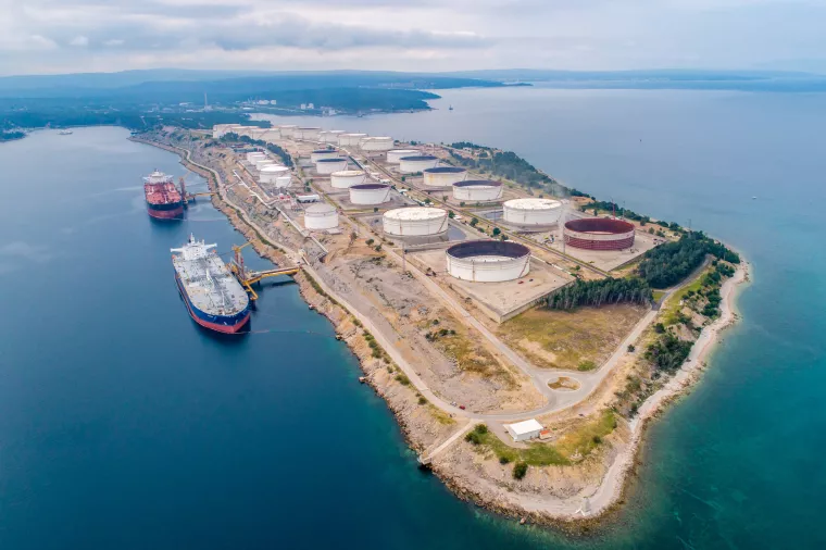 05.06.2019., Otok Krk - JANAF-ov terminal u Omislju.Photo: Dino Stanin/PIXSELL
