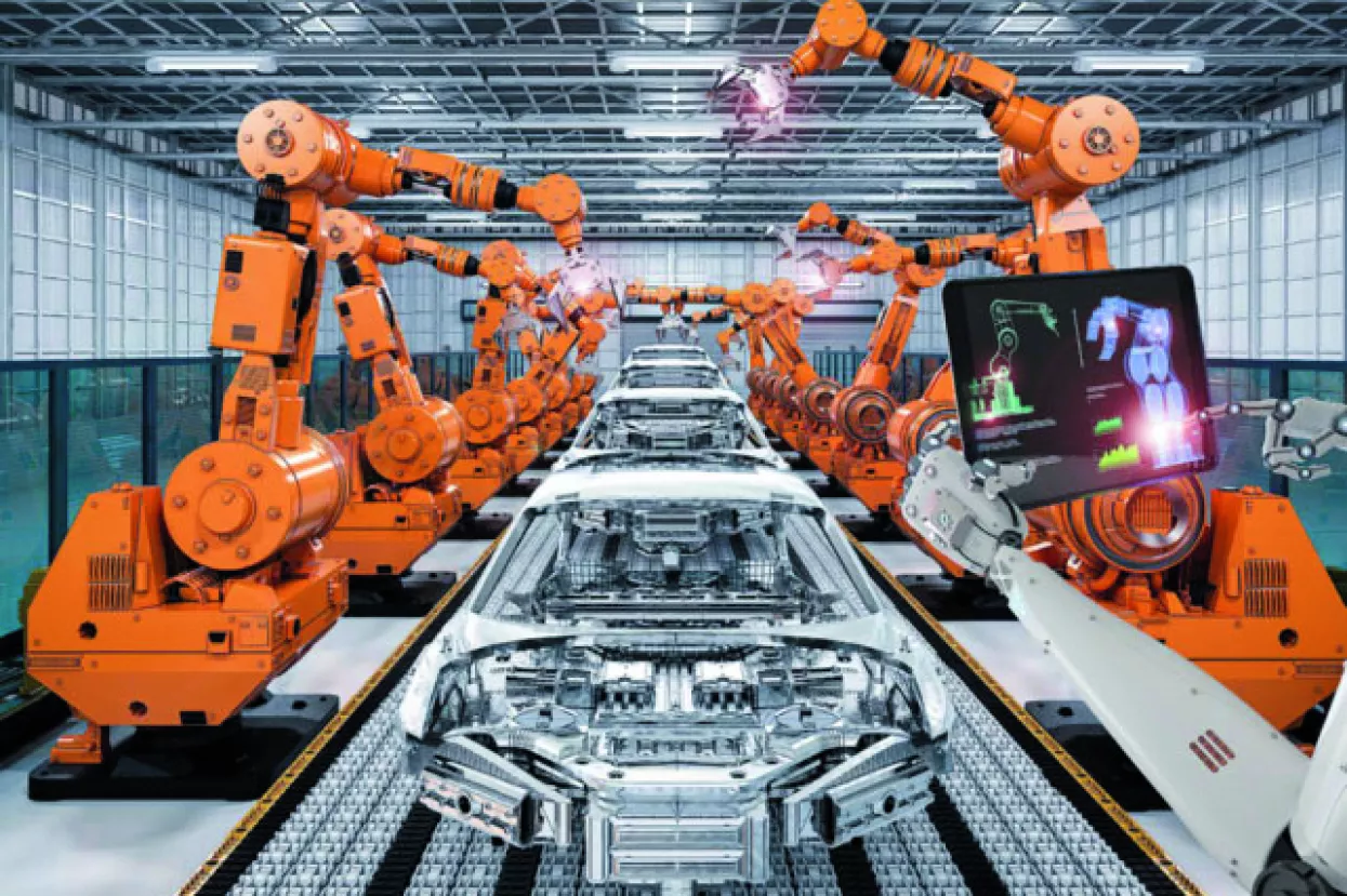 Autoindustrija roboti