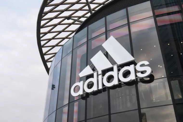 Guangzhou, China-February 4 2018adidas flagship store front in Guangzhou